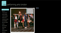 Desktop Screenshot of cta-performing-arts-london.co.uk